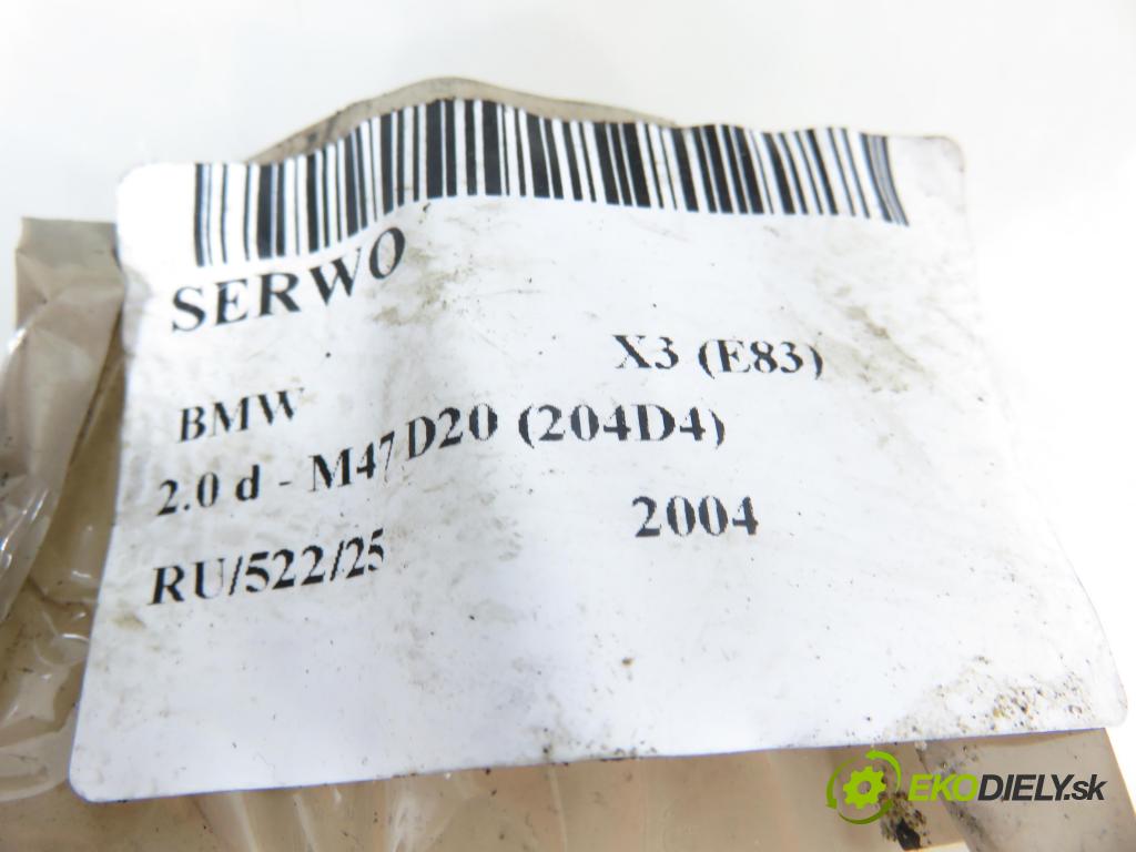 BMW X3 (E83) SUV 2004 110,00 2.0 d 150 - M47 D20 (204D4) 1995,00 posilovač LAC115T (Servočerpadlo)