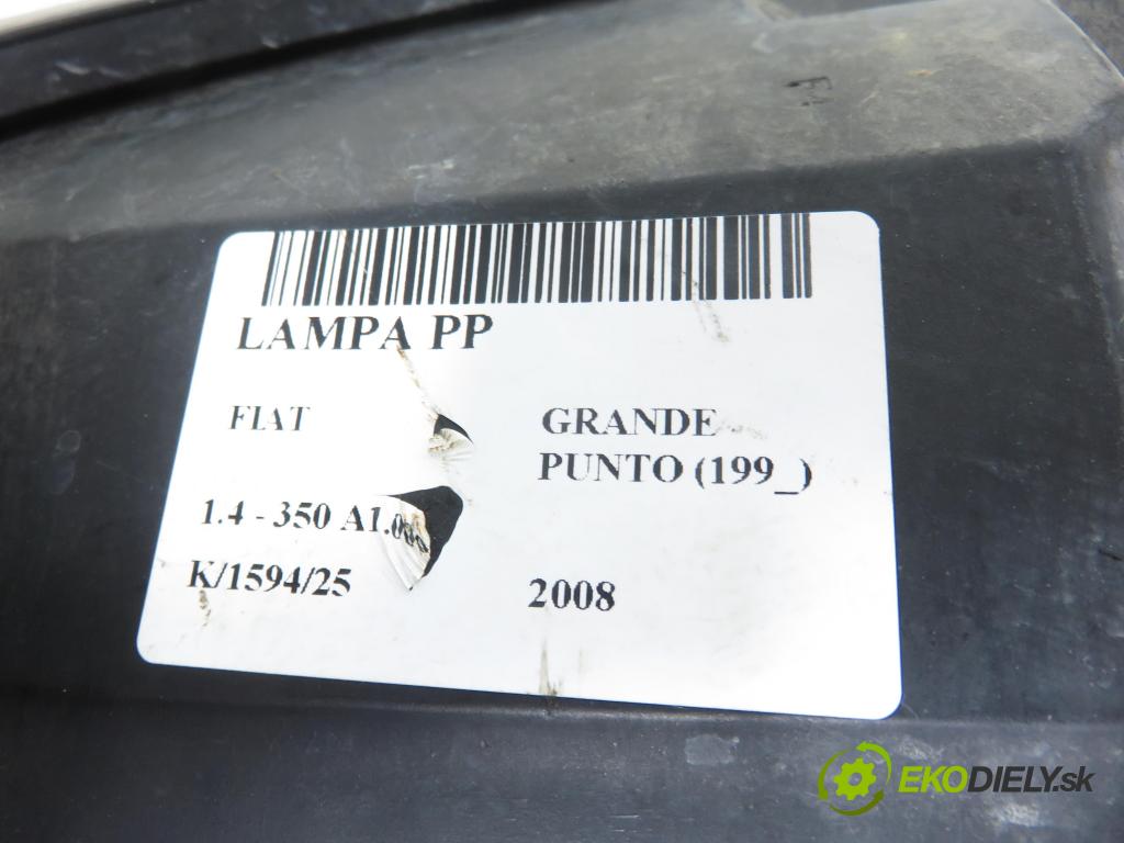 FIAT GRANDE PUNTO (199_) HB 2008 57,00 1.4 - 350 A1.000 1368,00 Svetlo PP