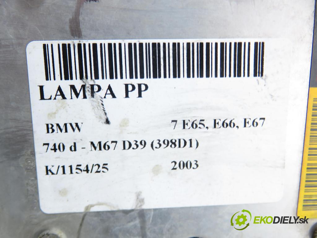 BMW 7 (E65, E66, E67) SEDAN 2003 190,00 740 d- M67 D39 (398D1) 3901,00 Svetlo PP 7165452