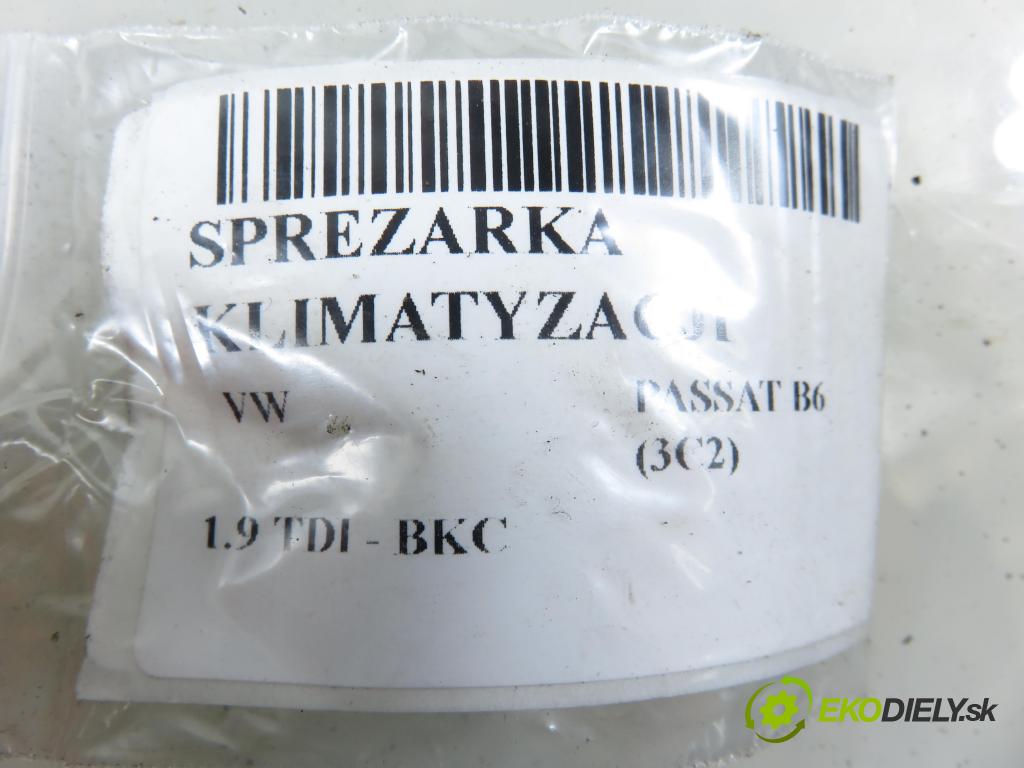 VW PASSAT B6 (3C2) SEDAN 2005 77,00 1.9 TDI PD 105 - BKC 1896,00 KOMPRESOR: klimatizace 1K0820803Q (Kompresor klimatizace)