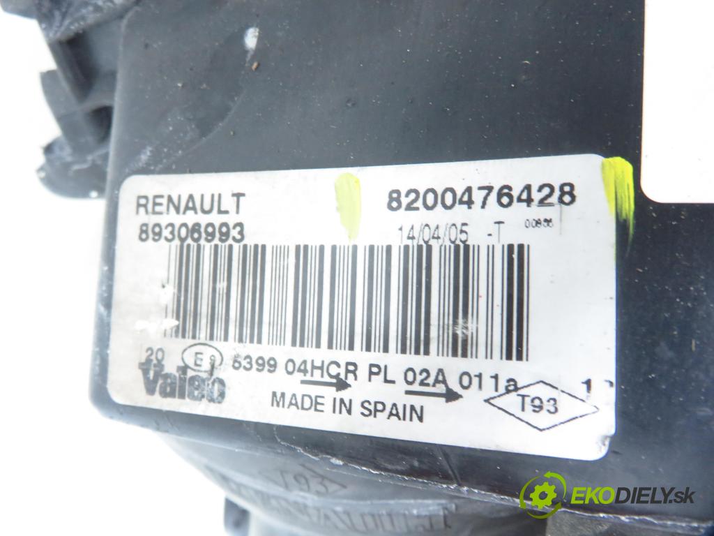 RENAULT MEGANE II (BM0/1_, CM0/1_) HB 2005 63,00 1.5 dCi 86 - K9K 724 1461,00 Svetlo LP 8200476428