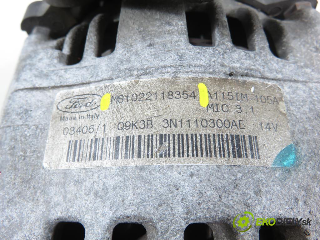 FORD FOCUS II sedan (DB_, FCH, DH) SEDAN 2006 74,00 1.6 - SHDB 1596,00 Alternátor MS1022118354 (Alternátor)