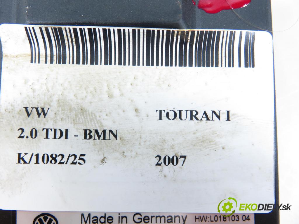VW TOURAN (1T1, 1T2) MINIVAN 2007 125,00 2.0 TDI - BMN 1968,00 Riadiaca jednotka Webasto 4F0909509