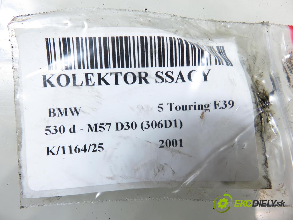 BMW 5 Touring (E39) KOMBI 2001 135,00 530 d - M57 D30 (306D1) 2926,00 Potrubie 7785554