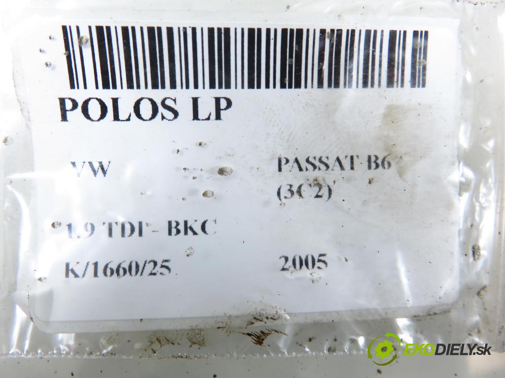 VW PASSAT B6 (3C2) SEDAN 2005 77,00 1.9 TDI PD 105 - BKC 1896,00 poloos LP