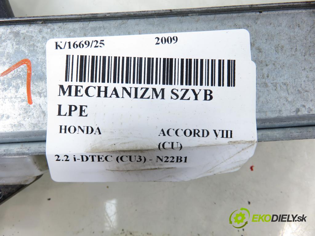 HONDA ACCORD VIII (CU) SEDAN 2009 110,00 2.2 i-DTEC (CU3) - N22B1 2199,00 Mechanizmus okien CM011980