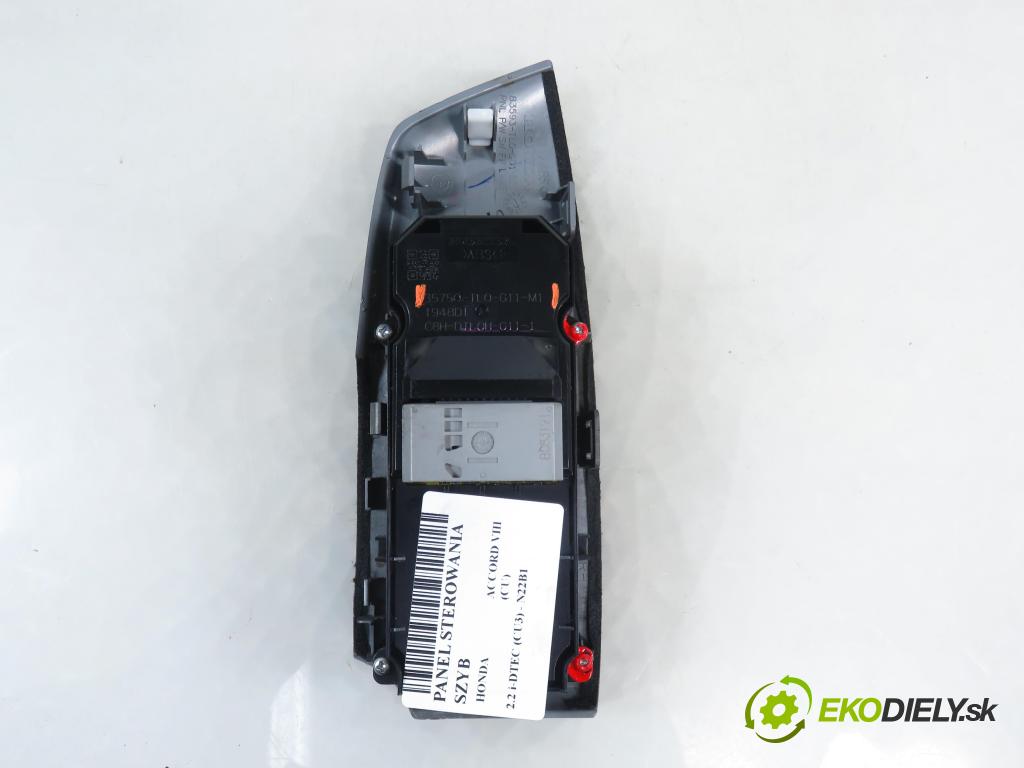 HONDA ACCORD VIII (CU) SEDAN 2009 110,00 2.2 i-DTEC (CU3) - N22B1 2199,00 Panel ovládania okien 35750TL0G11M1