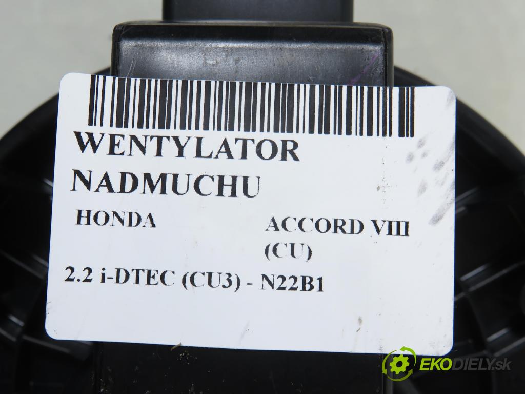 HONDA ACCORD VIII (CU) SEDAN 2009 110,00 2.2 i-DTEC (CU3) - N22B1 2199,00 Ventilátor vetráku