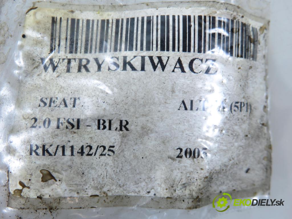 SEAT ALTEA (5P1) MINIVAN 2005 110,00 2.0 FSI - BLR 1984,00 vstrekovač 06F906036 (Vstrekovač paliva)