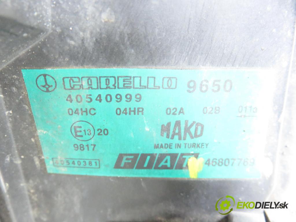 FIAT DOBLO nadwozie wielkoprzestrzenne (MPV) (119_, 223_) KOMBIVAN 2003 74,00 1.9 JTD (223AXE1A) - 223 B2.000 1910,00 Svetlo PP 46807769