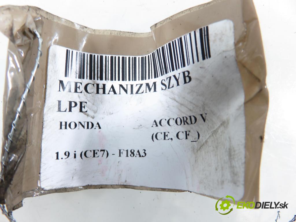 HONDA ACCORD V (CE, CF_) SEDAN 1998 85,00 1.9 i (CE7) - F18A3 1850,00 mechanismus oken