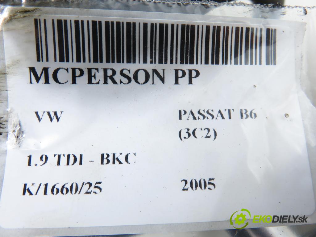 VW PASSAT B6 (3C2) SEDAN 2005 77,00 1.9 TDI PD 105 - BKC 1896,00 MCPERSON PP S010500G