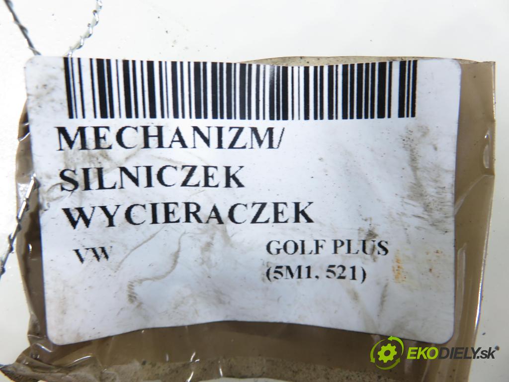 VW GOLF PLUS (5M1, 521) HB 2008 77,00 1.9 TDI - BLS 1896,00 Motorček stieračov 5M0955024E