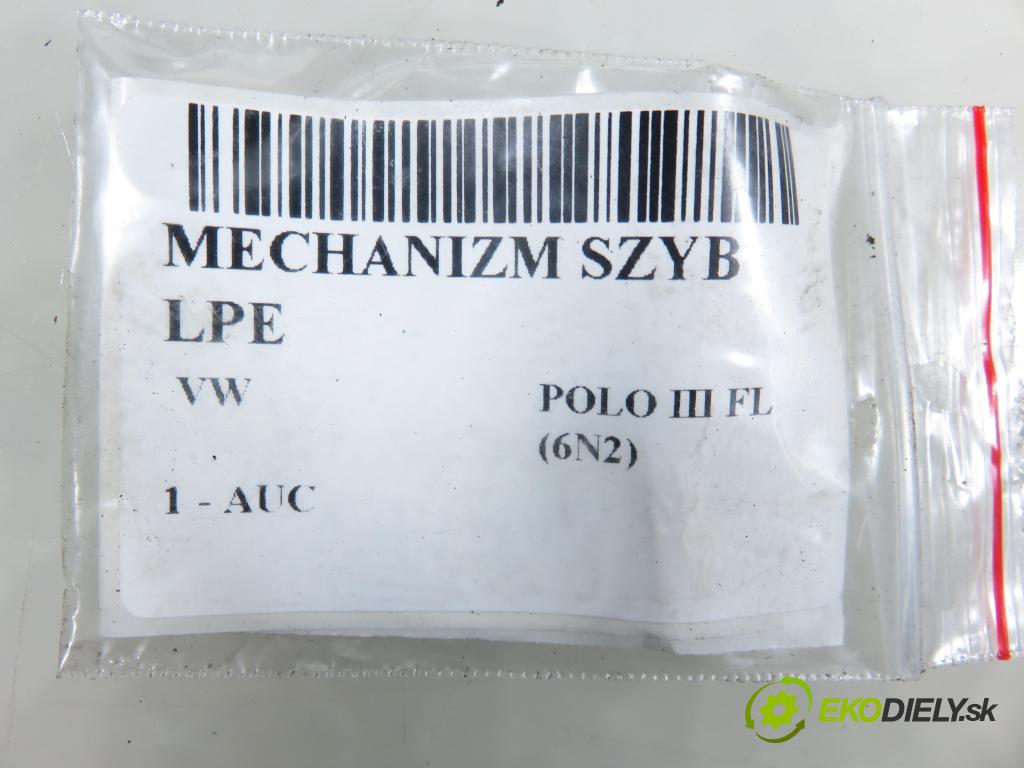 VW POLO (6N2) HB 2000 37,00 1.0 MPI 50 - AUC 999,00 Mechanizmus okien 6N3959801D