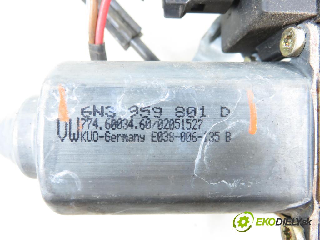 VW POLO (6N2) HB 2000 37,00 1.0 MPI 50 - AUC 999,00 Mechanizmus okien 6N3959801D