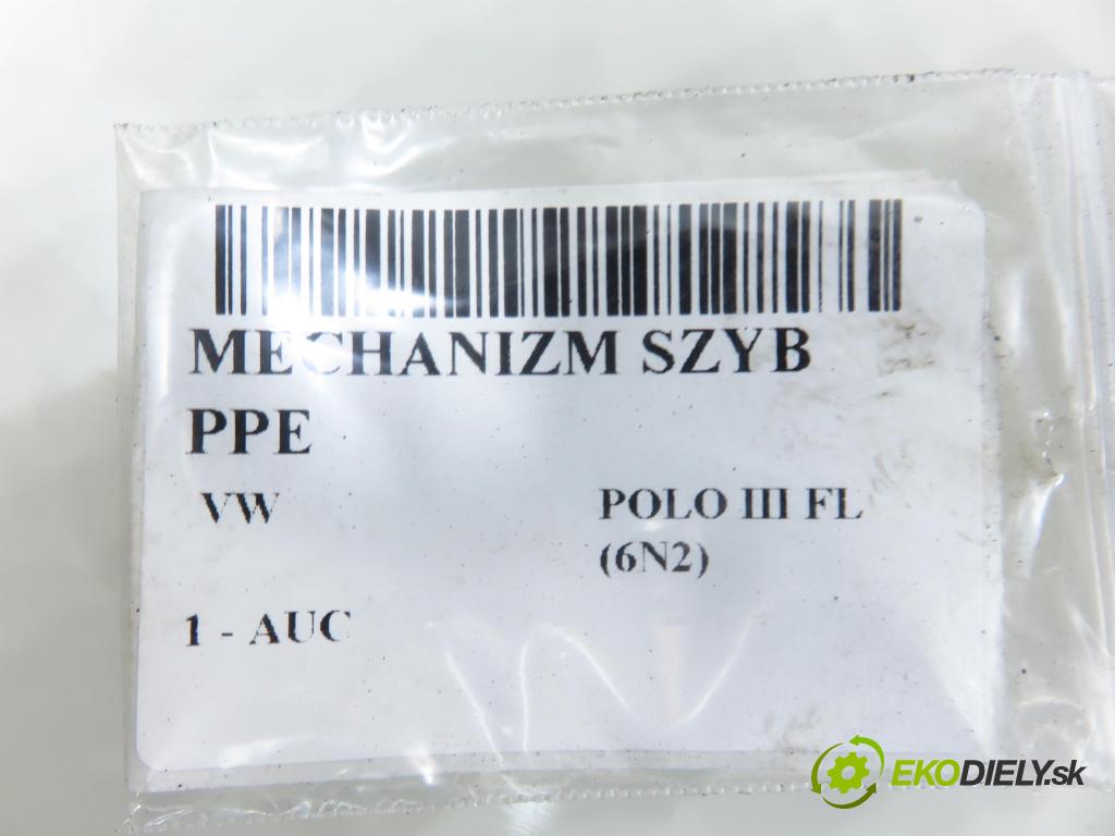 VW POLO (6N2) HB 2000 37,00 1.0 MPI 50 - AUC 999,00 Mechanizmus okien 6N4837462B