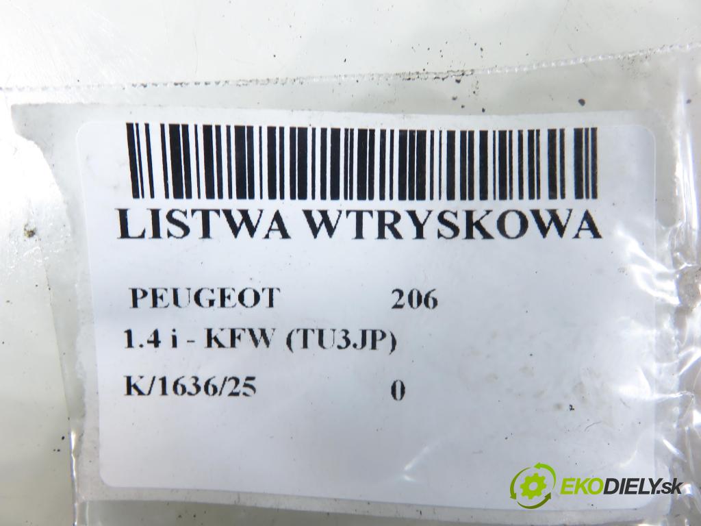 PEUGEOT 206 liftback (2A/C) HB 2003 55,00 1.4 75 - KFW 1360,00 Lišta vstrekovacia 9655833580 (Vstrekovacia lišta)