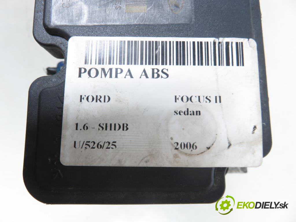FORD FOCUS II sedan (DB_, FCH, DH) SEDAN 2006 74,00 1.6 - SHDB 1596,00 Pumpa ABS 3M512M110JA ; 10020700714 (Pumpa ABS)
