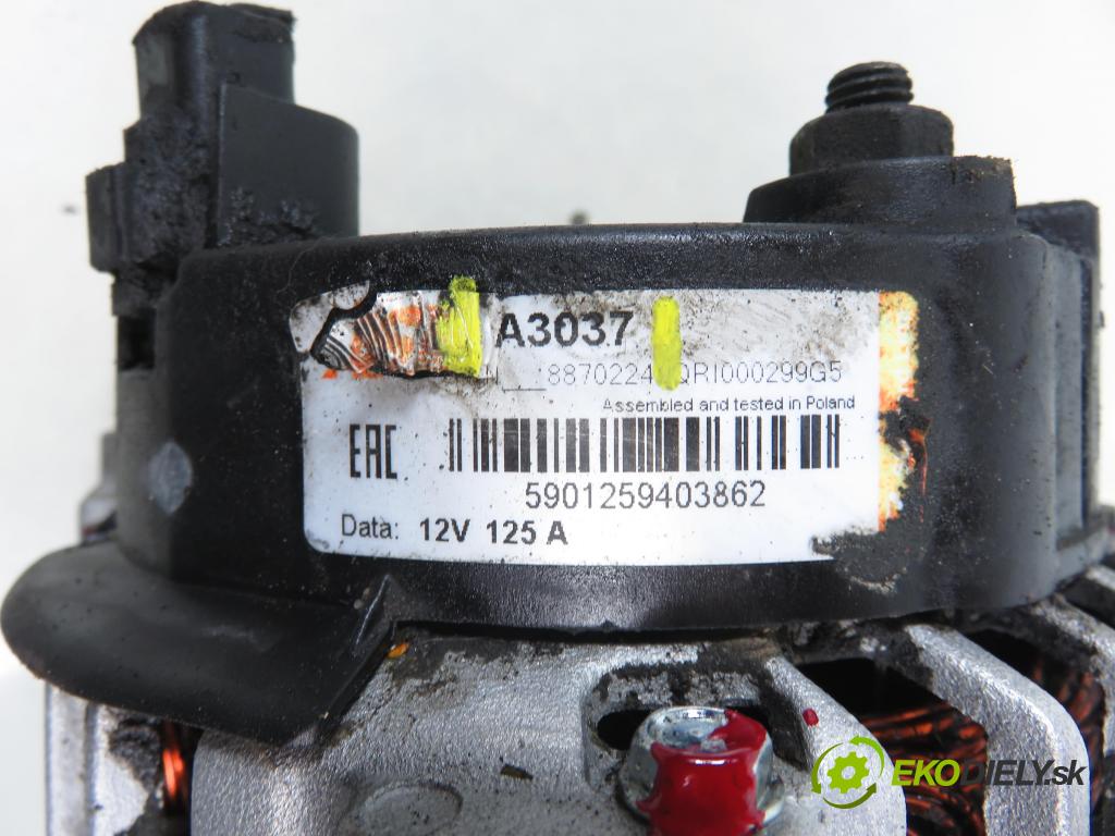 RENAULT TRAFIC II Autobus (JL) BUS 2005 74,00 1.9 dCI 100 (JL0C) - F9Q 760 1870,00 Alternátor A3037 (Alternátor)