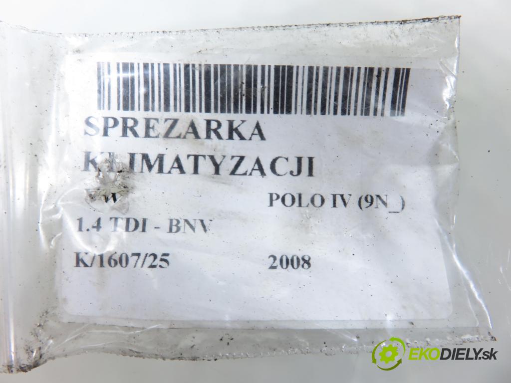 VW POLO (9N_) HB 2008 59,00 1.4 TDI - BNV 1422,00 KOMPRESOR: klimatizace 6Q0820808D ; 4471908895 (Kompresor klimatizace)
