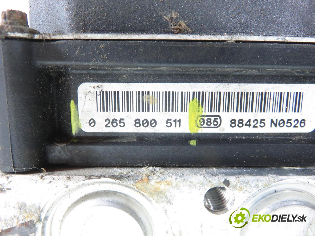 VW POLO (9N_) HB 2008 59,00 1.4 TDI - BNV 1422,00 Pumpa ABS 0265800511 ; 6Q0614117S ; 0265281712 (Pumpa ABS)