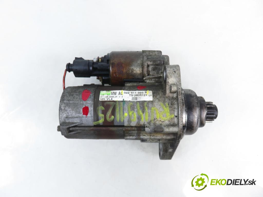 SEAT IBIZA IV (6J5, 6P1) HB 2010 66,00 1.6 TDI - CAYB 1598,00 startér 02Z911023P (Startér)