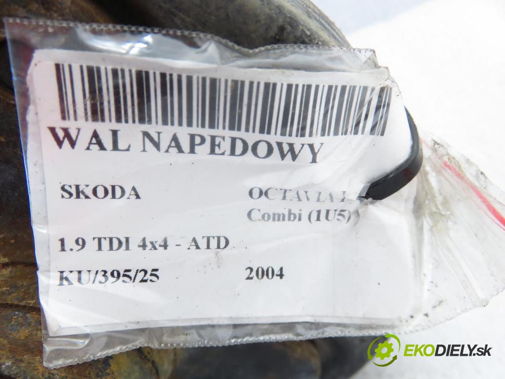 SKODA OCTAVIA I Combi (1U5) KOMBI 2004 74,00 1.9 TDI 4x4 - ATD 1896,00 hriadeľ JAZDA:
