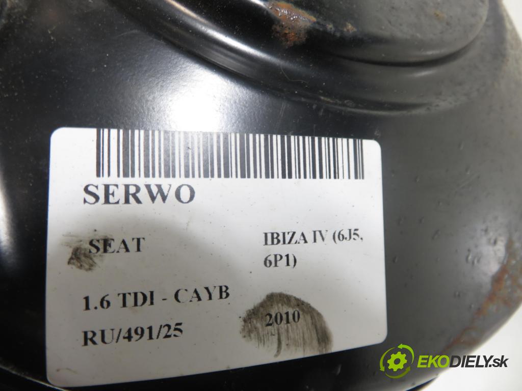 SEAT IBIZA IV (6J5, 6P1) HB 2010 66,00 1.6 TDI - CAYB 1598,00 posilovač 6R1614105F (Servočerpadlo)