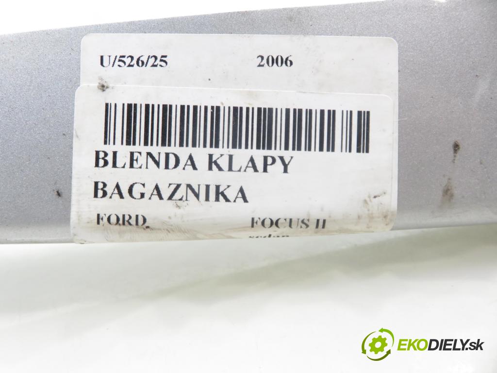 FORD FOCUS II sedan (DB_, FCH, DH) SEDAN 2006 74,00 1.6 - SHDB 1596,00 Zadné čelo dverí kufor 3M51 R43404