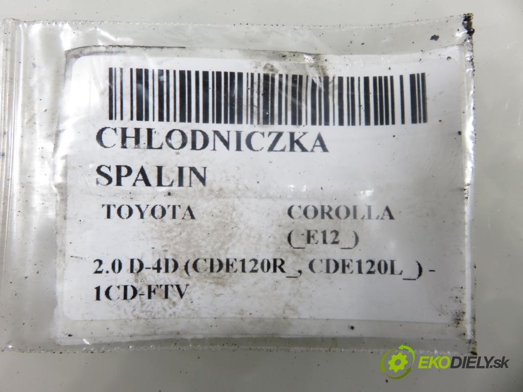 TOYOTA COROLLA (_E12_) HB 2004 66,00 2.0 D-4D 1995,00 Chladič spalín