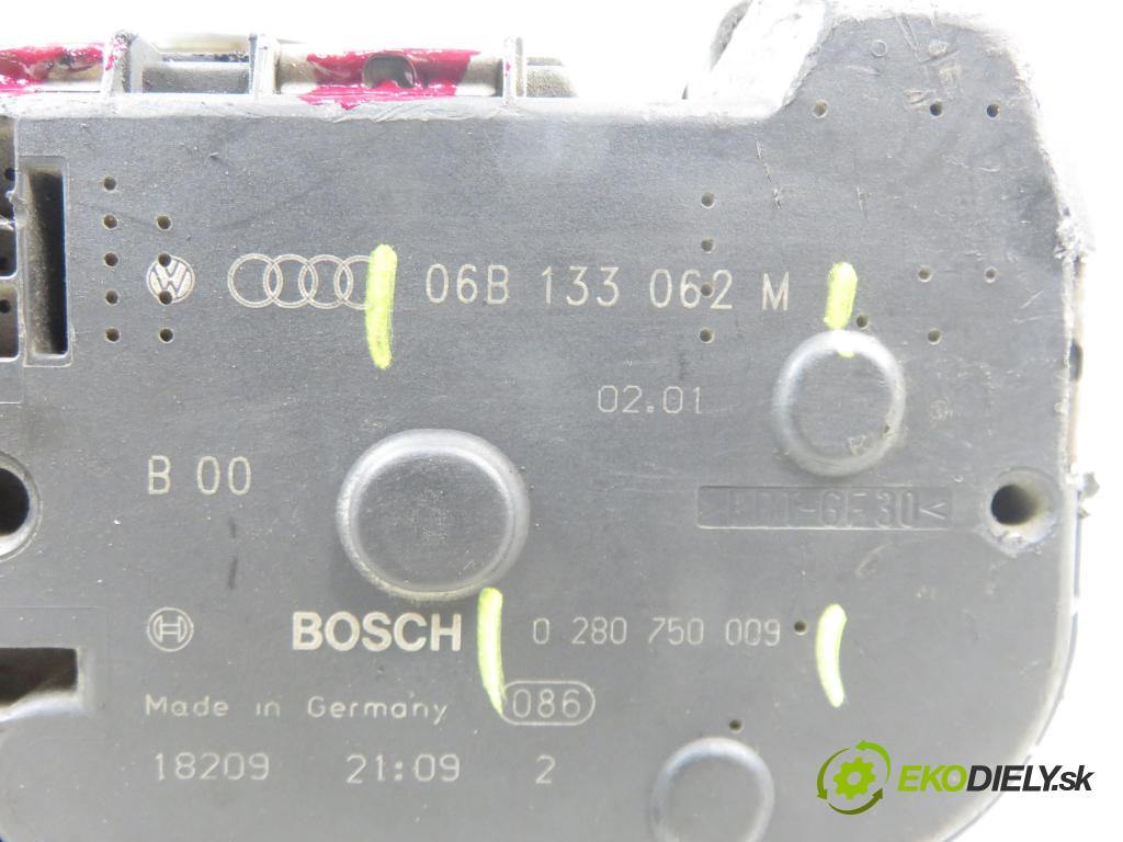 AUDI A4 (8E2, B6) SEDAN 2002 110,00 1.8 T - AVJ 1781,00 Škrtiaca klapka 06B133062M ; 0280750009 (Škrtiaca klapka)