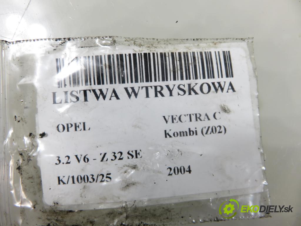 OPEL VECTRA C Kombi (Z02) KOMBI 2004 155,00 3.2 V6 - Z 32 SE 3175,00 Lišta vstrekovacia 0280156080 (Vstrekovacia lišta)