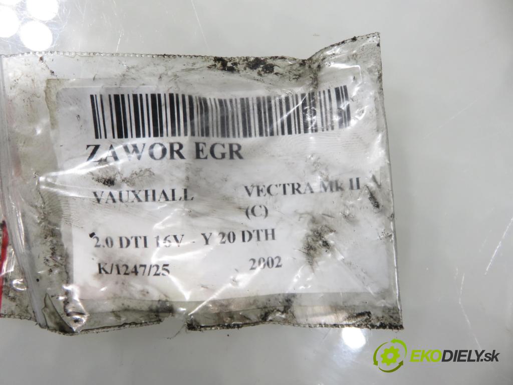 VAUXHALL VECTRA Mk II (C) LIFTBACK 2002 74,00 2.0 DTI 16V - Y 20 DTH 1995,00 VENTIL EGR 00005321A7