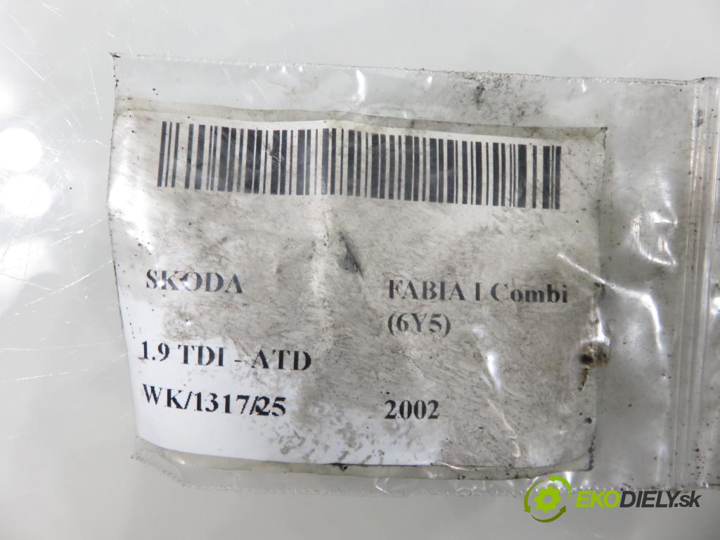 SKODA FABIA I Combi (6Y5) KOMBI 2002 74,00 1.9 TDI - ATD 1896,00 Vstrekovač 038130073AJ ; 0414720037 (Vstrekovač paliva)