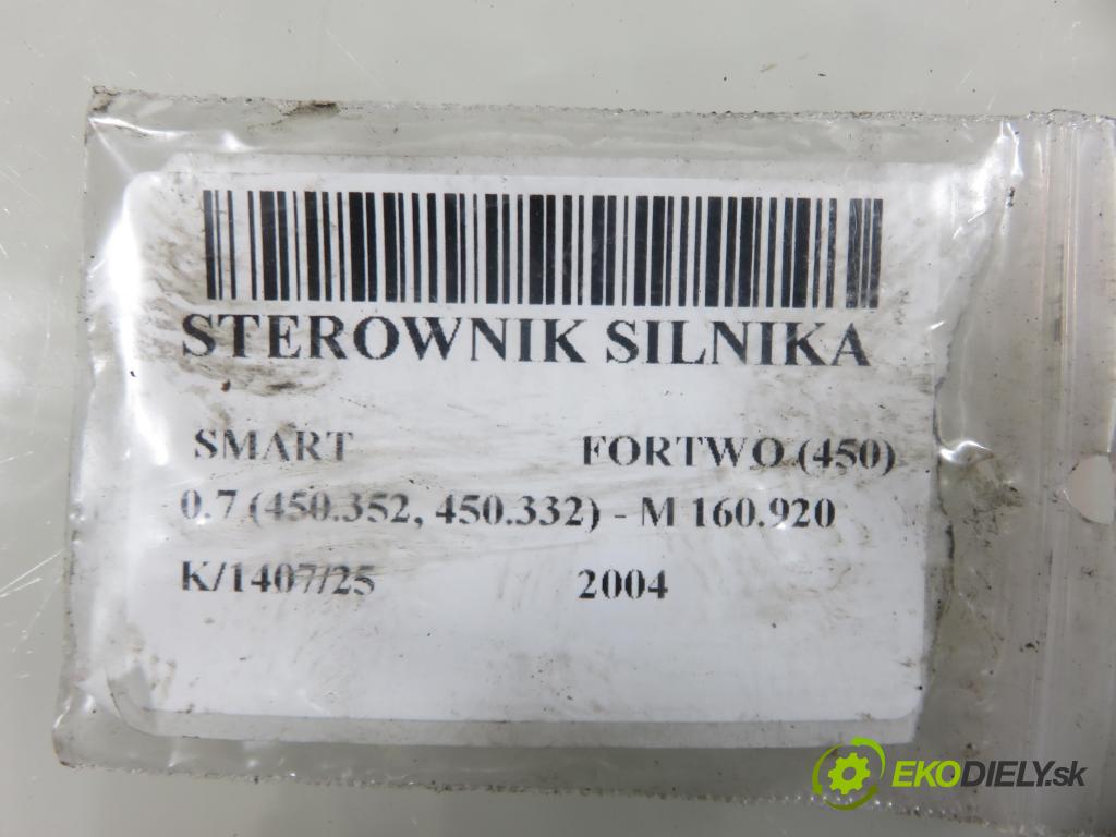 SMART FORTWO Coupe (450) HB 2004 45,00 0.7 (450.352, 450.332) - M 160.920 698,00 Riadiaca jednotka Motor 0261205006 ; 0010020V001