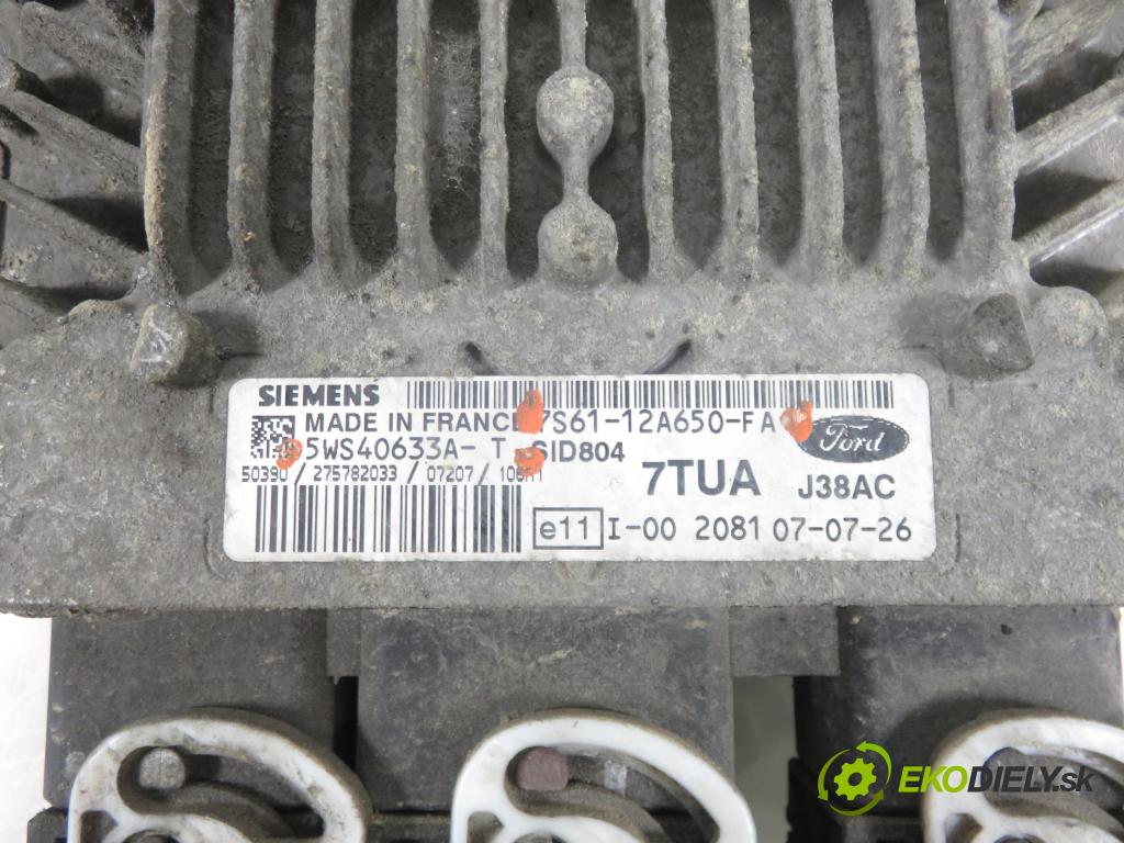 FORD FUSION (JU_) HB 2007 50,00 1.4 TDCi - F6JB 1399,00 Riadiaca jednotka Motor 7S6112A650FA ; 5WS40633A