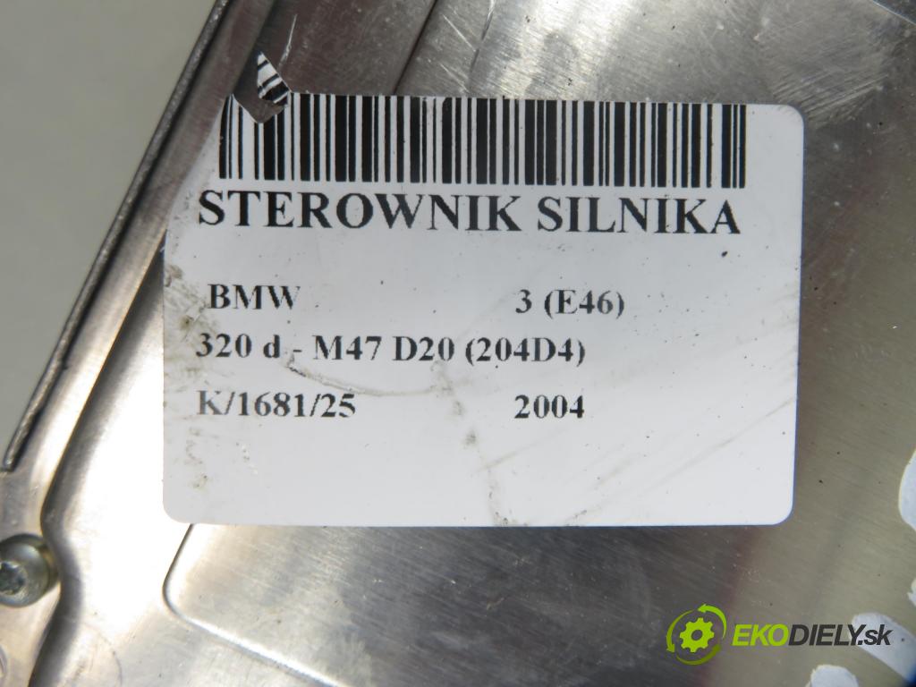 BMW 3 (E46) SEDAN 2004 110,00 320 d 150 - M47 D20 (204D4) 1995,00 Riadiaca jednotka Motor 0281011122 ; 7794624