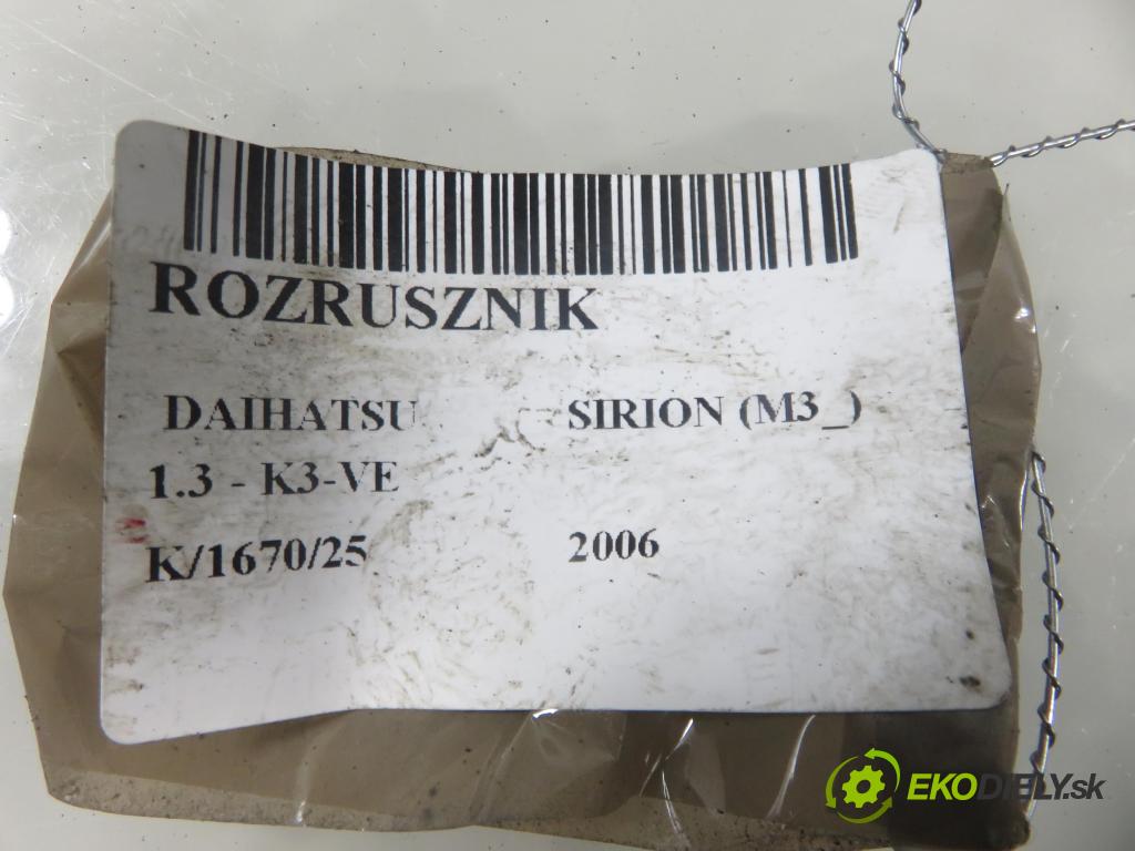 DAIHATSU SIRION (M3_) HB 2006 0,00 1.3 - K3-VE 1298,00 Štartér 2810097214 ; 4280000860 (Štartér)