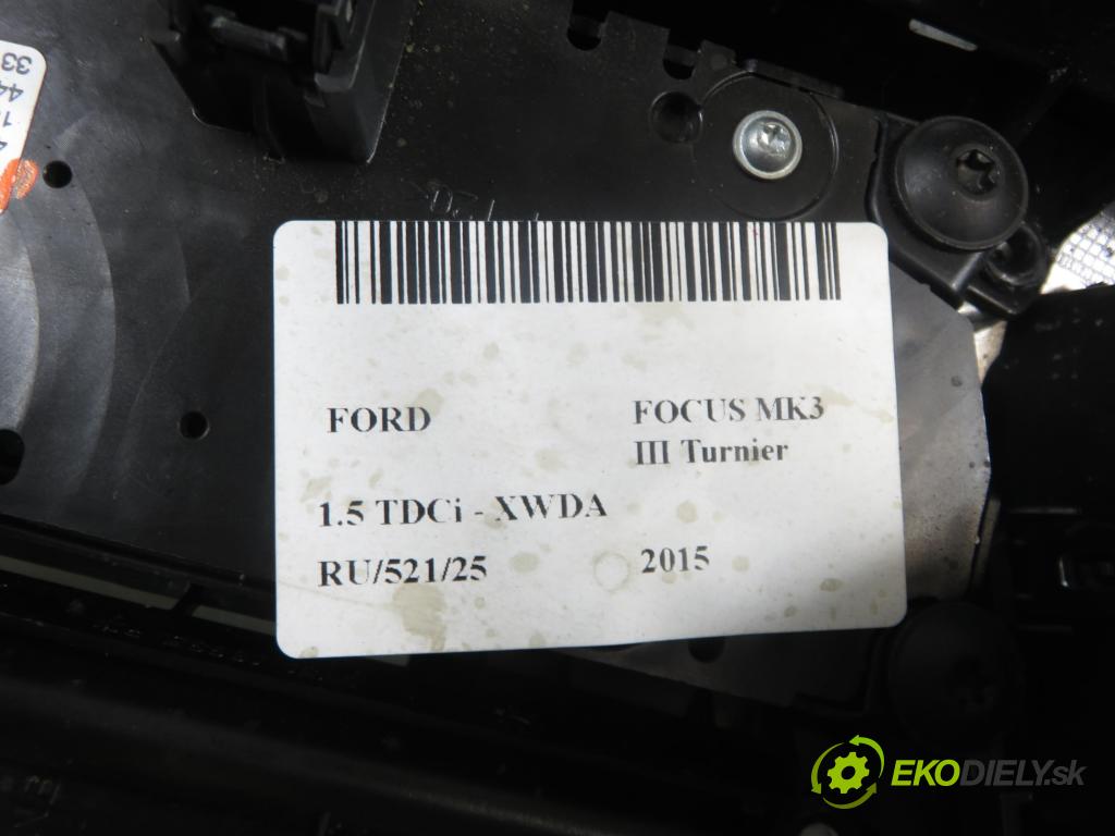 FORD FOCUS III Turnier KOMBI 2015 88,00 1.5 TDCi - XWDA 1499,00 palubná doska F1ET18K811HC