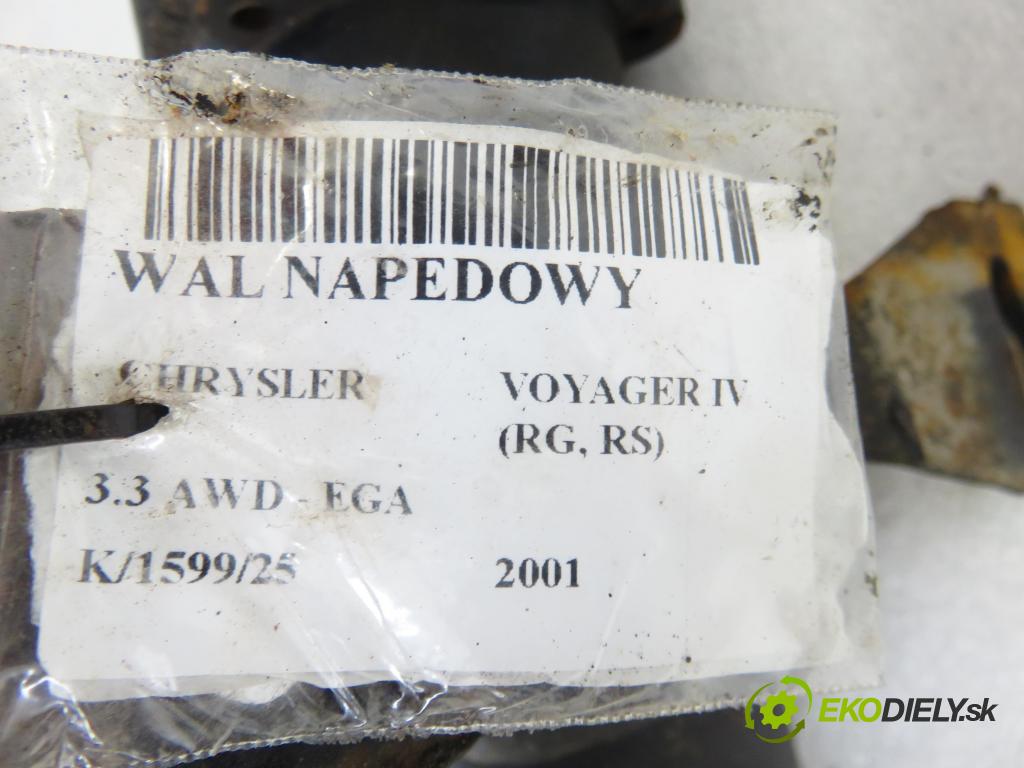 CHRYSLER VOYAGER IV (RG, RS) MINIVAN 2001 0,00 3.3 AWD - EGA 3301,00 hriadeľ JAZDA: