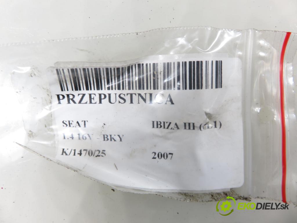 SEAT IBIZA III (6L1) HB 2007 55,00 1.4 16V - BKY 1390,00 Škrtiaca klapka A2C53030790 ; 03C133062B (Škrtiaca klapka)