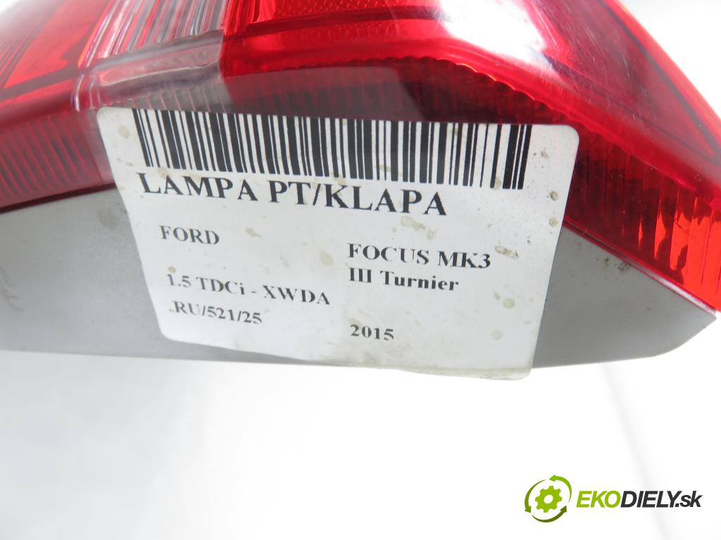FORD FOCUS III Turnier KOMBI 2015 88,00 1.5 TDCi - XWDB 1499,00 Svetlo pravé zadné kufor F1EB13A602BA