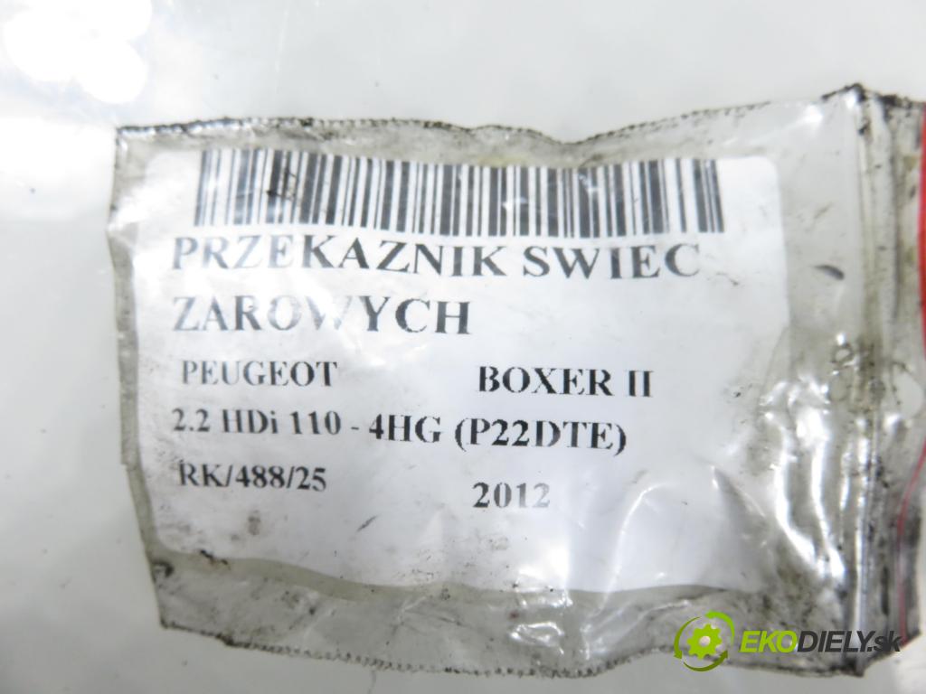 PEUGEOT BOXER Skrzynia FURGON 2012 81,00 2.2 HDi 110 - 4HG (P22DTE) 2198,00 RELÉ: SWIEC: CC1112B533AB