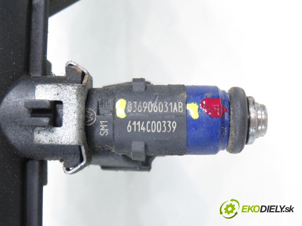 SEAT IBIZA III (6L1) HB 2007 55,00 1.4 16V - BKY 1390,00 Lišta vstrekovacia 036906031AB ; 036133319BH (Vstrekovacia lišta)