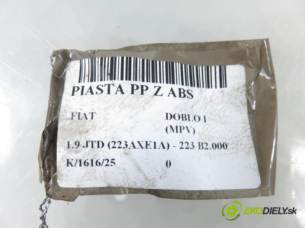 FIAT DOBLO nadwozie wielkoprzestrzenne (MPV) (119_, 223_) KOMBIVAN 2003 74,00 1.9 JTD (223AXE1A) - 223 B2.000 1910,00 náboj PP ABS