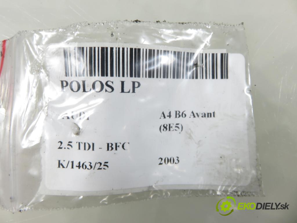 AUDI A4 Avant (8E5, B6) KOMBI 2003 120,00 2.5 V6 TDI 163 - BFC 2496,00 Poloos LP 8E0407271S