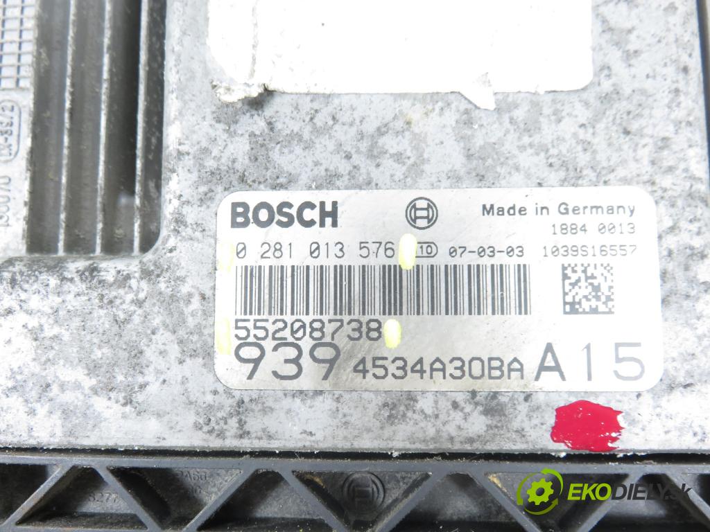 ALFA ROMEO 159 (939_) SEDAN 2007 110,00 1.9 JTDM 16V - 939 A2.000 1910,00 Riadiaca jednotka Motor 0281013576 ; 55208738