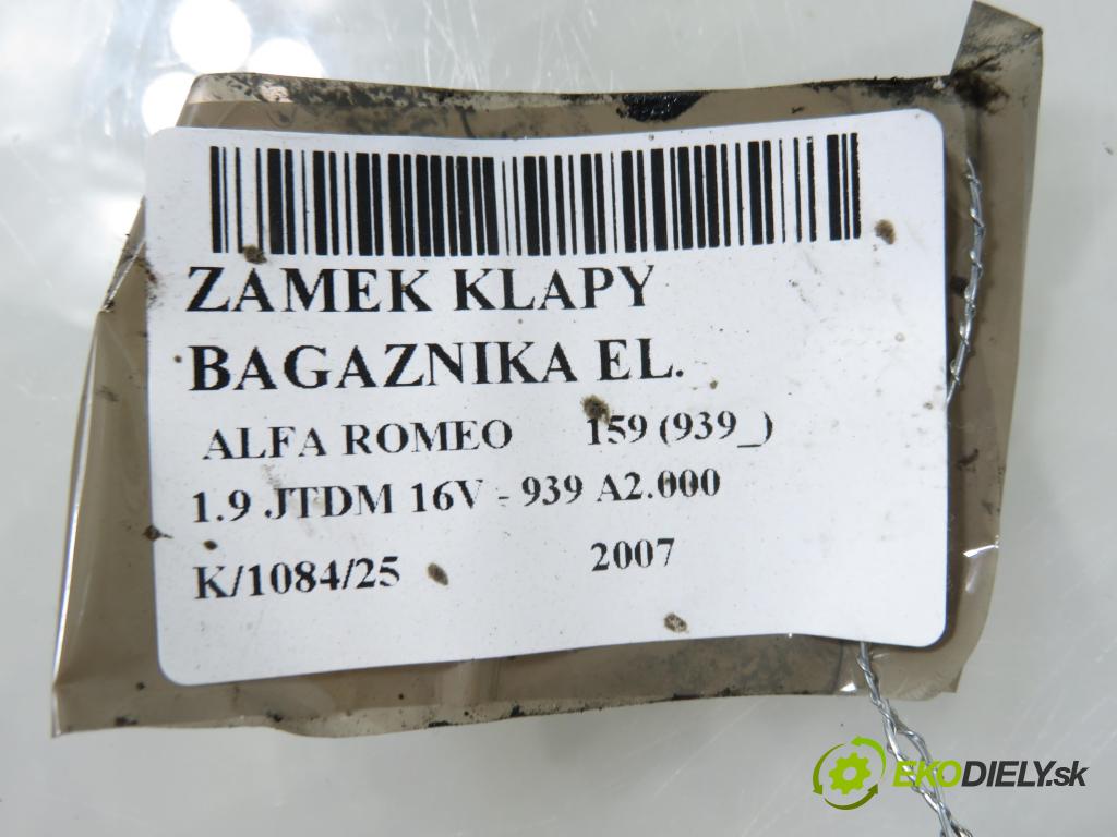 ALFA ROMEO 159 (939_) SEDAN 2007 110,00 1.9 JTDM 16V - 939 A2.000 1910,00 zámok dveří kufr EL.