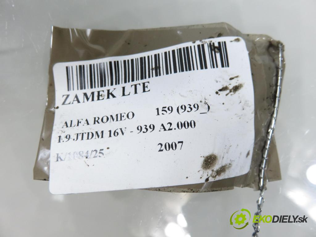 ALFA ROMEO 159 (939_) SEDAN 2007 110,00 1.9 JTDM 16V - 939 A2.000 1910,00 zámok