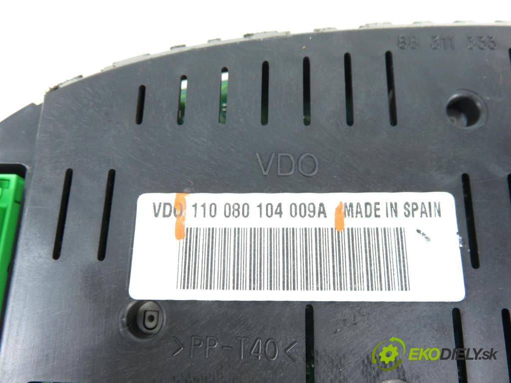 SEAT IBIZA III (6L1) HB 2002 47,00 1.2 12V - AZQ 1198,00 Prístrojovka elektrický 6L0920801 ; 110080104009A